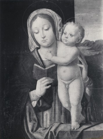 Università di Pisa. Dipartimento di Storia delle Arti — Morando Paolo (Cavazzola) - sec. XVI - Madonna con Bambino — insieme
